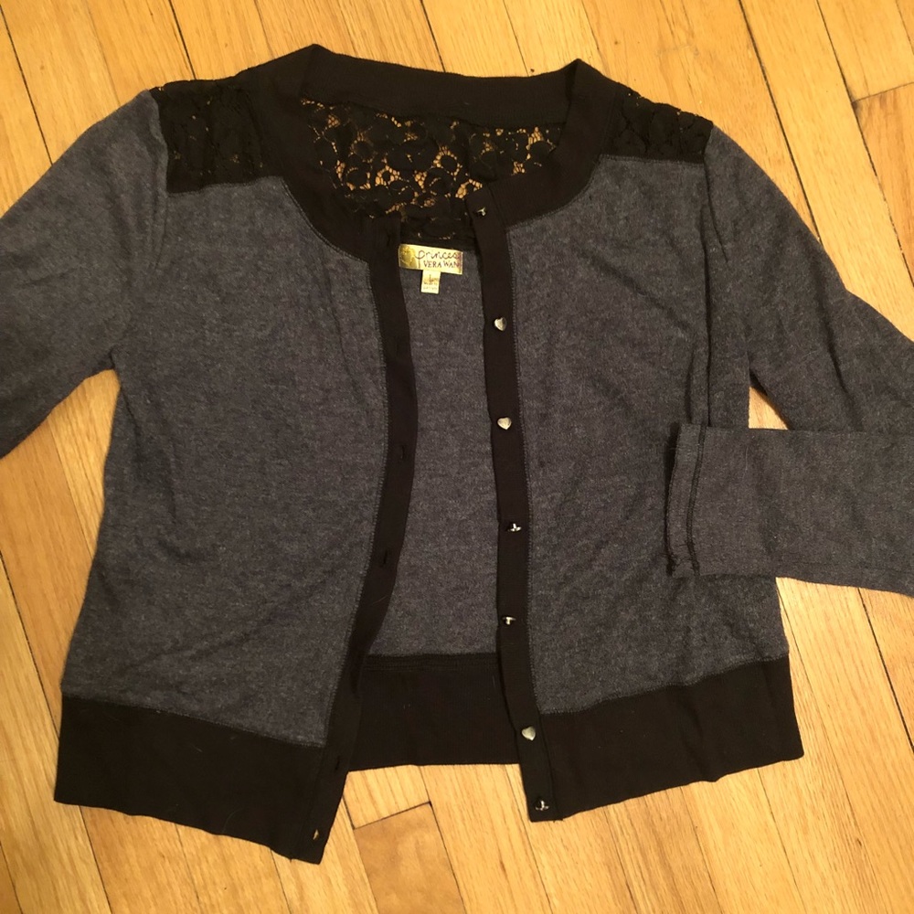Princess Vera Wang lace cardigan